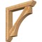 Ekena Millwork Westlake Slat Rough Sawn Bracket w/ Offset Brace, Western Red Cedar, 8"W x 48"D x 48"H BKT0806X48X48WTL06RWR - alternate 1